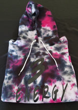 Load image into Gallery viewer, Red/Black Tie Dye Hoodie
