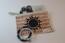 Load image into Gallery viewer, Hand Drawn Wristlet (Sun)
