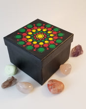 Load image into Gallery viewer, Red/Black/Green Mandala Box
