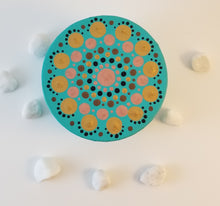 Load image into Gallery viewer, Hand Painted Mandala Box (Blue)
