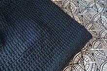 Load image into Gallery viewer, Large Black Crochet Hat
