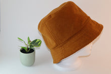 Load image into Gallery viewer, Brown Corduroy Bucket Hat
