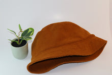 Load image into Gallery viewer, Brown Corduroy Bucket Hat

