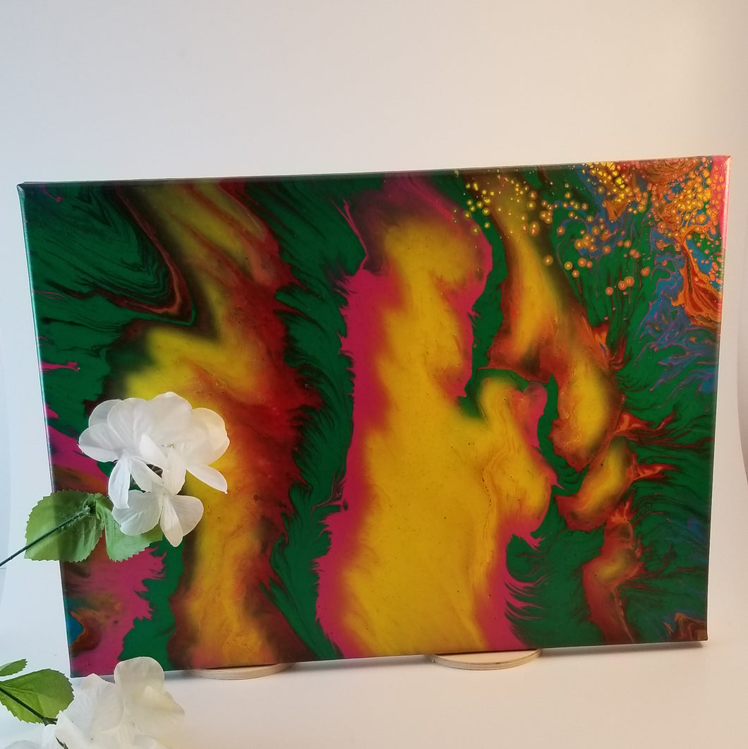 Tropical Split Cup Painting